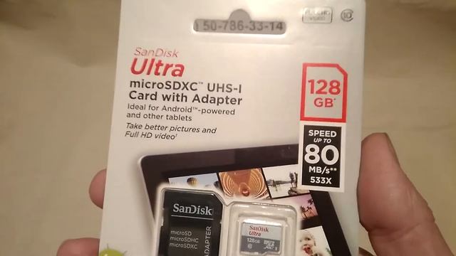 Микро SD карта Sandisk 128Gb SDXC UHS-I + Adapter в Баку / Bakida смотреть онлайн