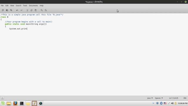 new java simple program run in linux terminal смотреть онлайн