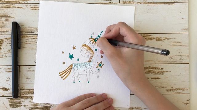 Как нарисовать единорога? Рисуем вместе с Lil School смотреть онлайн