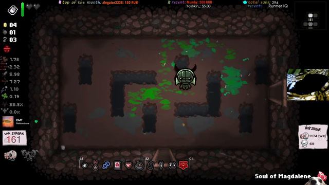 [#161-162] Иден стрик на 4 Цели | Миндальные движения | The Binding of Isaac: Repentance
