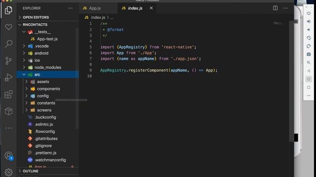 React Native Project Folder Structure. React Native Beginner Project Course.#3 смотреть онлайн
