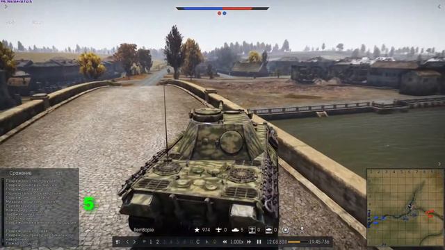 War Thunder. Pz.Kpfw. V Ausf. D смотреть онлайн