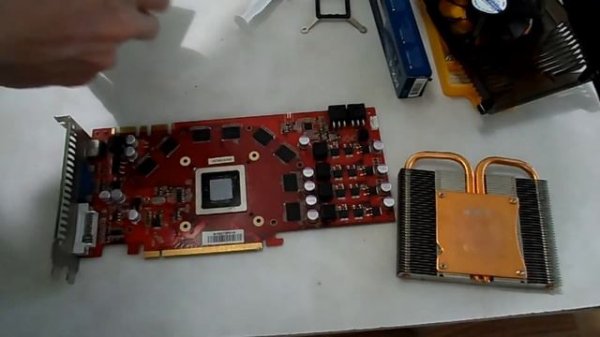 Замена термопасты в видеокарте на примере Palit GeForce GTS 250 (NVIDIA)