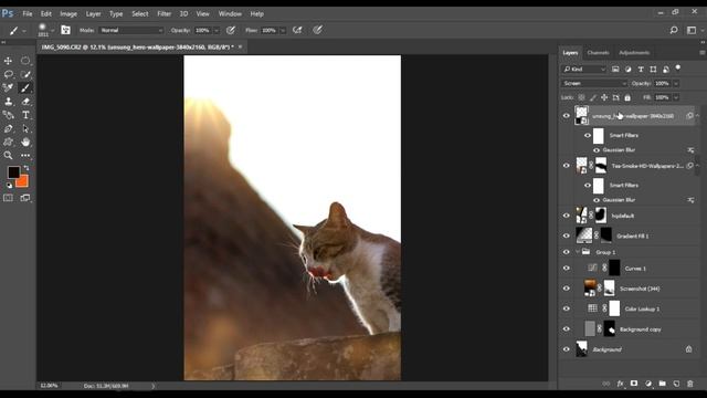 Adding Golden Light - PhotoShop - Filmora - Microsoft Expression Encoder 4 смотреть онлайн