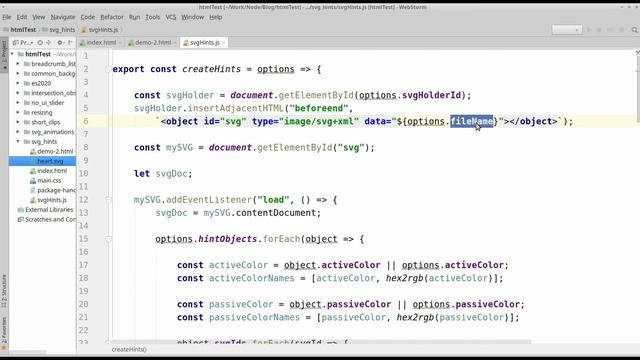 Интерактивные подсказки HTML+JavaScript. Меняем цвет SVG при наведении смотреть онлайн