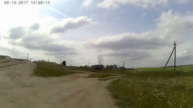 На электровелосипеде: небольшое озеро у деревни Кохановщина, ч.1. смотреть онлайн