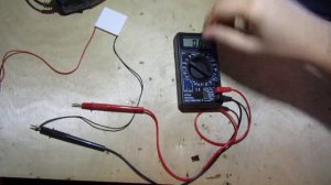 Проверка исправности элемента Пельтье