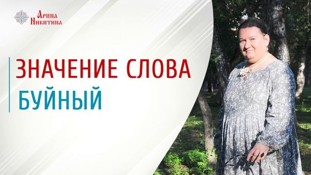 Расшифровка слов | Что значит буйный | Значение слов | Арина Никитина смотреть онлайн