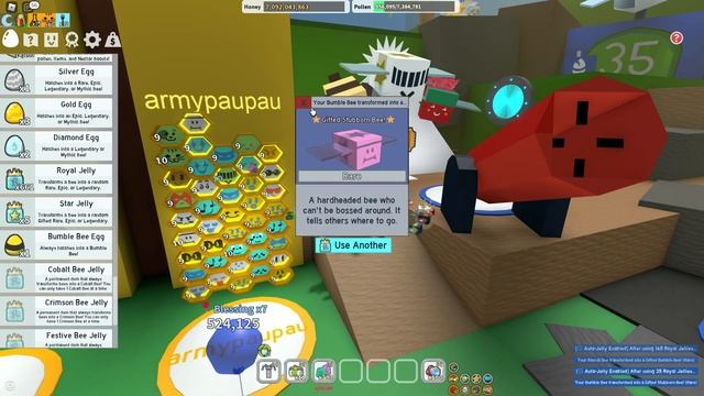 Lp. От Нуба До Про #28 КУЧА МЁДА И НОВЫЙ СЛОТ И ПОТРАТИЛ ВСЁ НА ПЧЁЛ • Bee Swarm Simulator Roblox смотреть онлайн