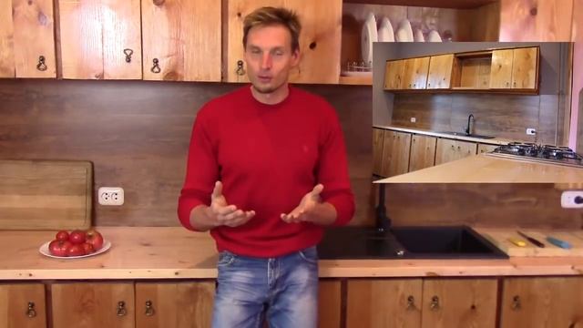 Кухня своими руками! Кухня из массива! Кухня за 165 долларов! Смотри!!! смотреть онлайн