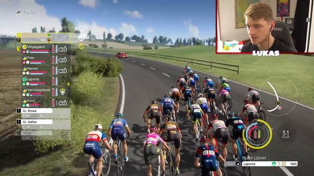 Paris-Nice #2: MADS PEDERSEN?? | Tour de France 2022 Game смотреть онлайн