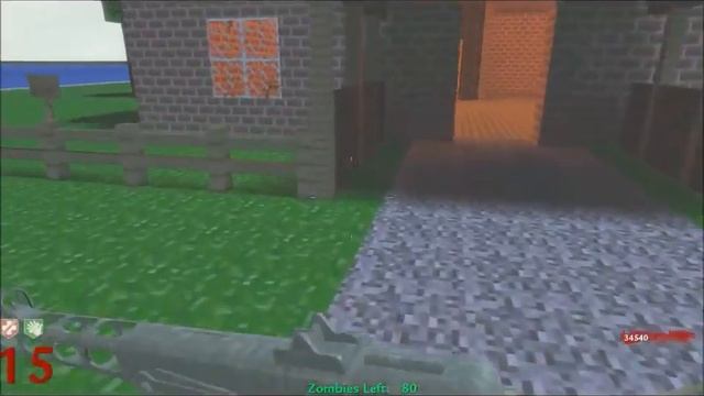 DifferentDobby- World At War Custom Zombies 'Minecraft' Part 3