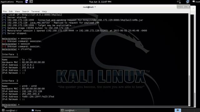 Metasploitable 2 - Port 1099: Java RMI смотреть онлайн
