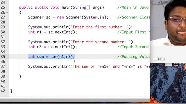 Java Program Return type Function and Parametarised Function Lecture 33 смотреть онлайн