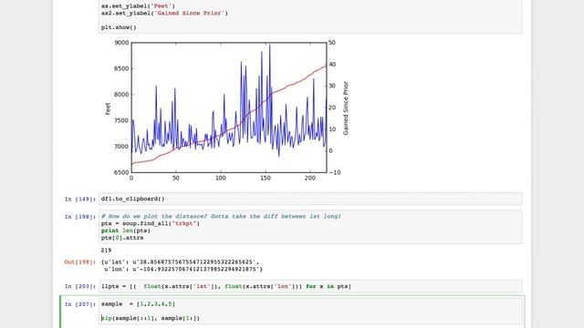 Using python to compute distance between points from the gps data смотреть онлайн