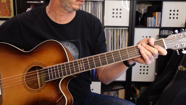 An 8 string Acoustic?! - Alvarez ABT60-CESHB Baritone Guitar Demo! смотреть онлайн