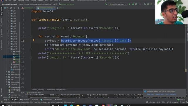 Learn how to integrate and deploy Kinesis Data Stream with Lambda with serverless Framework Lab 17 смотреть онлайн