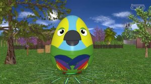 Играй и пой! Попугай Пепе и яйца с сюрпризом с фермы Зенона