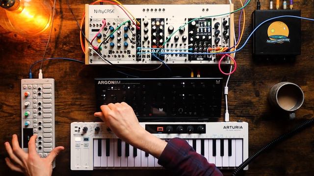 Argon 8M + Eurorack + OP1 = LOFI AMBIENCE!! смотреть онлайн