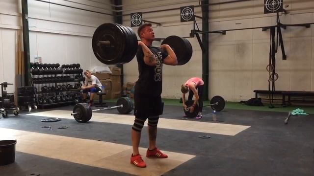 Clean and jerk: 1 rep @ 130 kg by Andreas Albrecht Rasmussen смотреть онлайн