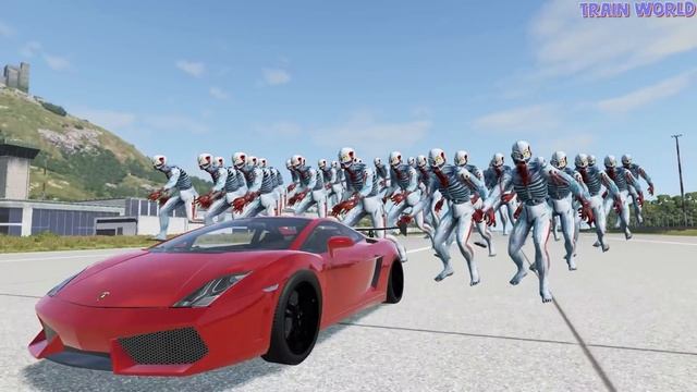 Escape From The Zombie Horde - Beamng Drive | TrainWorld смотреть онлайн
