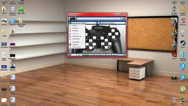 Как настроить геймпад (джостик) на PC через Xpadder смотреть онлайн