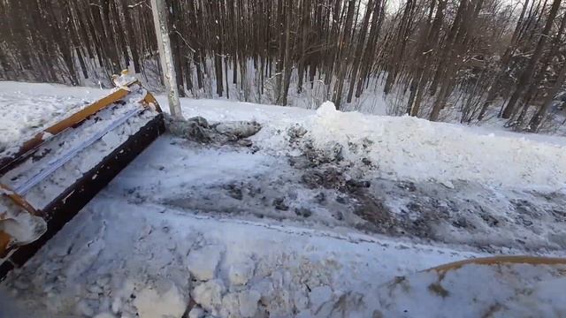 Уборка снега на Автогрейдере! Борьба с Валами! смотреть онлайн