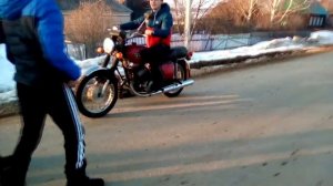 Как завести ИЖ ЮПИТЕР 5 после зимы!!! + Коля едет с цыпкой