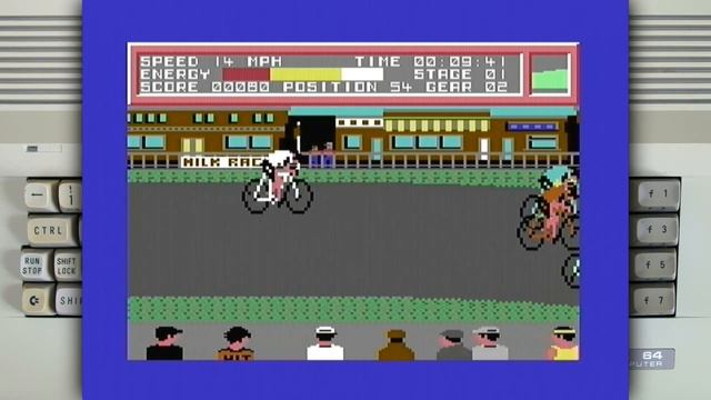 Milk Race on a Commodore 64 смотреть онлайн