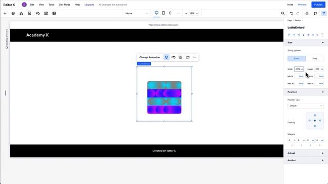 How to use Lottie animations | Editor X смотреть онлайн
