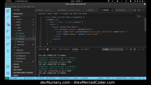 AM Coder - AM Coder - Express/Mongo/React-Views #2 - Delete, Update, Deployment смотреть онлайн