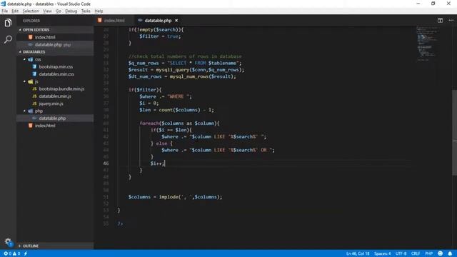 PHP Datatables Server Side Processing Ajax Tutorial Updated смотреть онлайн