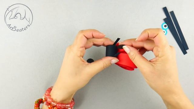 How To Make A Paper Ladybug?