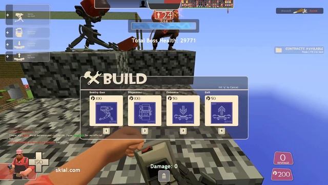 Versing Saxton in Minecraft!? | TF2 VSH Minecraft TF2 Saxton Hale Mode смотреть онлайн