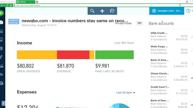 QuickBooks Online Invoices: How to fix Invoice numbers to stay the same on recurring transactions смотреть онлайн