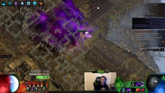 Path of Exile - Breach HC | Ci Blight Build Guide - T6 map Demonstration смотреть онлайн