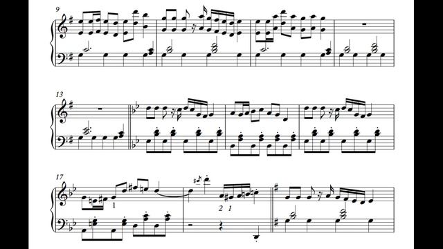 A Carefree Existence - Lightning Returns: Final Fantasy XIII - Piano Sheet Arrangement смотреть онлайн