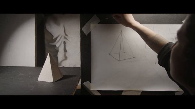 Как нарисовать пирамиду | SARA ART SCHOOL смотреть онлайн