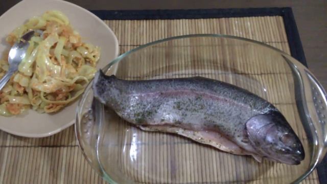 Форель с овощами/Trout with vegetables смотреть онлайн