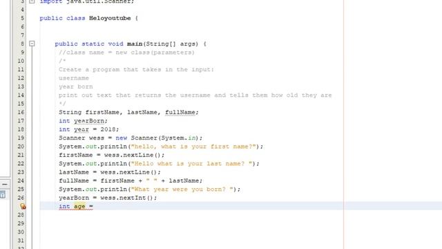 Java for absolute beginners #6 - Project(1) смотреть онлайн
