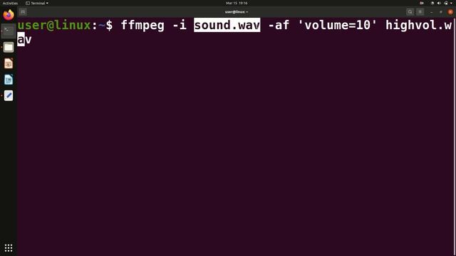 Change volume of original audio file using FFmpeg command.. смотреть онлайн