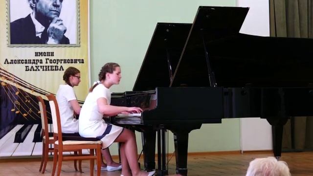 Р. Щедрин Кадриль из оперы "Не только любовь" исп. Бережная Мария - Нестеренко Екатерина смотреть онлайн
