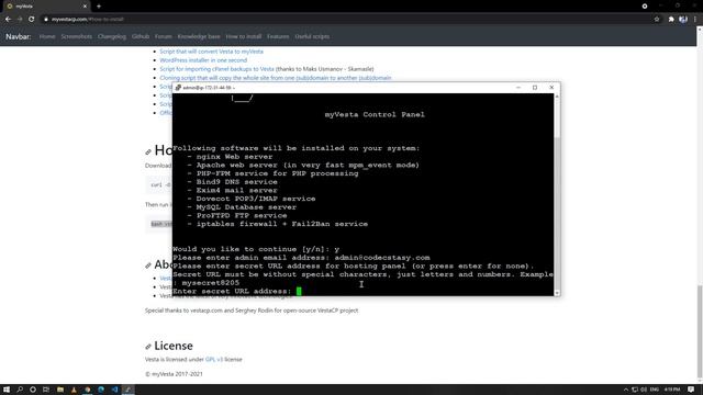 16 Installing MyVesta | AWS/VPS made easy | Vesta Panel Tutorial смотреть онлайн
