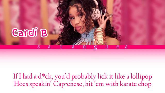 Cardi B - Up [Lyrics Music Video]