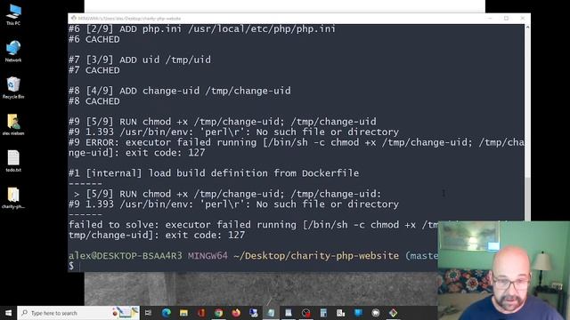 Docker won't build on Windows 10. exit code: 127 смотреть онлайн