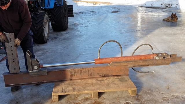 DIY Log Splitter Part 1 смотреть онлайн