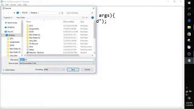 How to run a simple java program using the command line смотреть онлайн