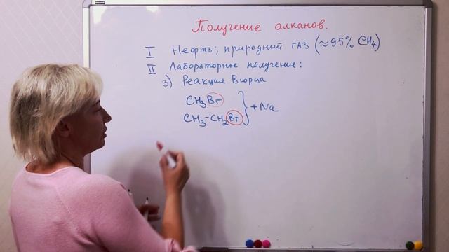 10 класс. Химия. Получение алканов. смотреть онлайн