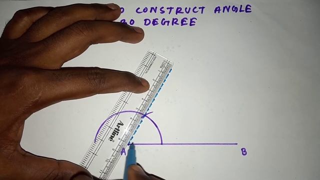 How to construct 30 degree angle with compass..... смотреть онлайн