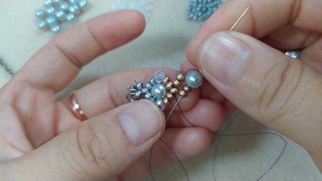 Браслет из жемчуга и бисера своими руками * Beaded bracelet making * Diy * смотреть онлайн
